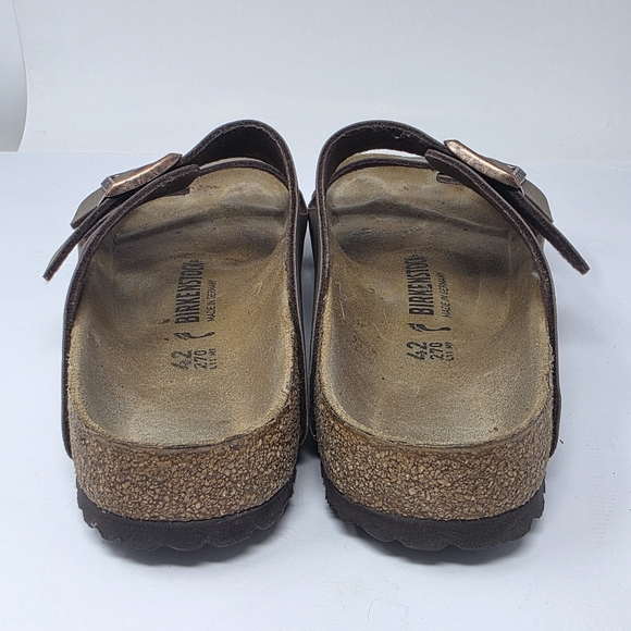 Birkenstock Arizona Mocha 2 Strap Sandals W 11 / M 9 - Picture 5 of 8